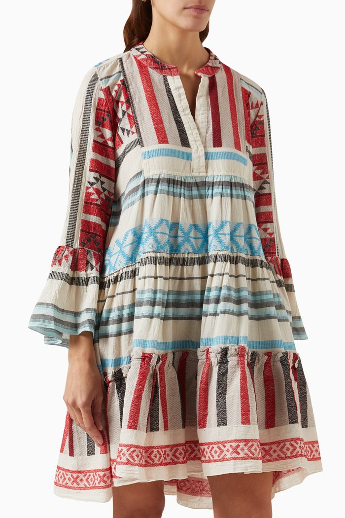 

Zakar Mini Dress in Cotton, Red
