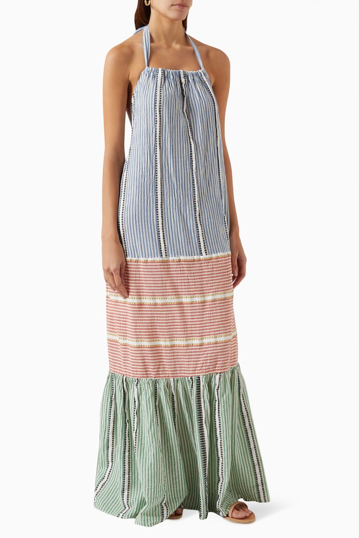 

Zakar Maxi Skirt in Cotton, Multicolour