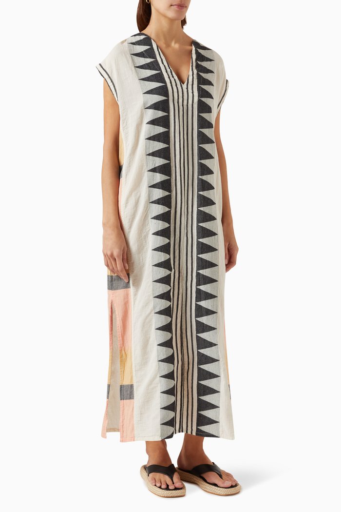 

Zakar Dress in Cotton, Multicolour