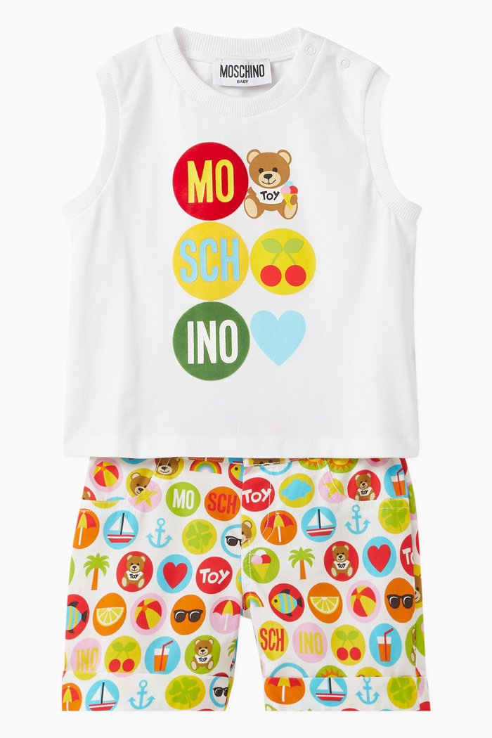 

Summer Print Tank Top and Shorts Set, Multicolour