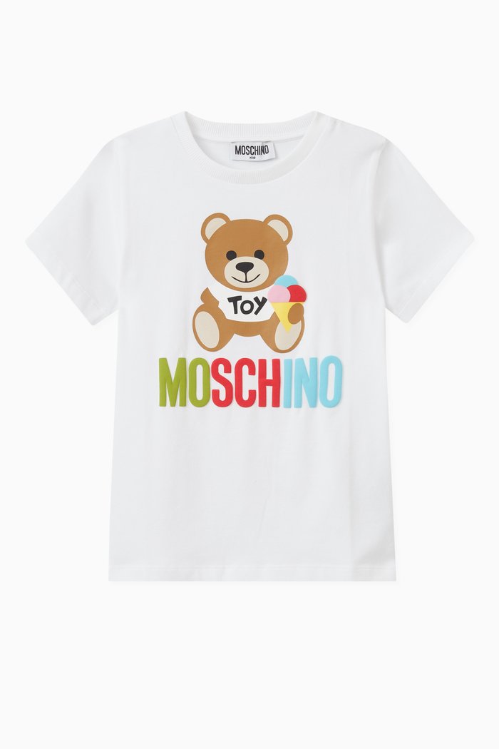 

Moschino Teddy T-shirt in Cotton, White