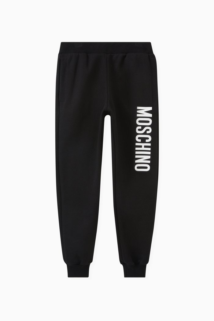 

Logo Print Sweatpants in Cotton, Black