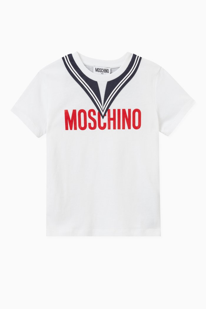 

Logo Print T-shirt in Cotton, White