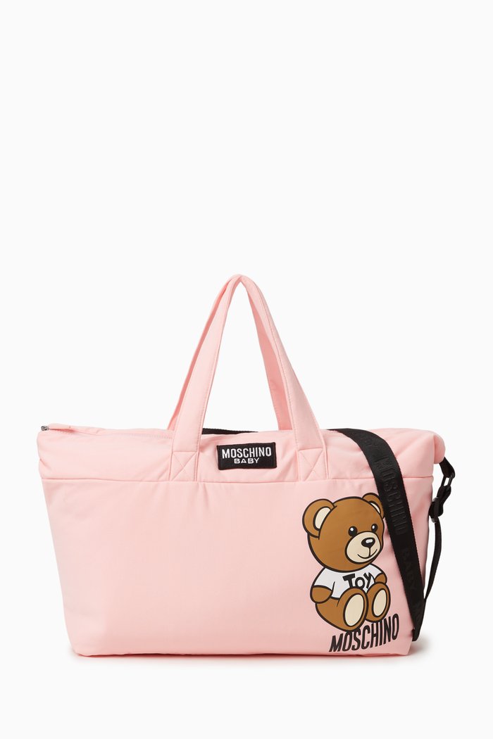 

Signature Teddy Changing Bag, Pink