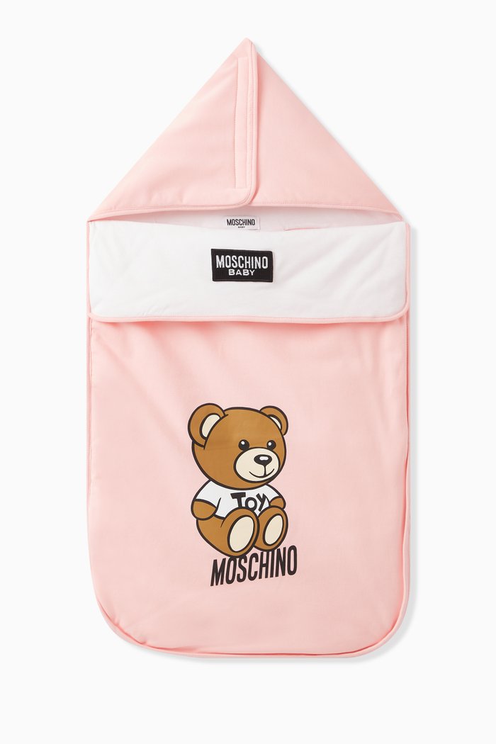 

Teddy Bear Sleeping Nest in Cotton, Pink
