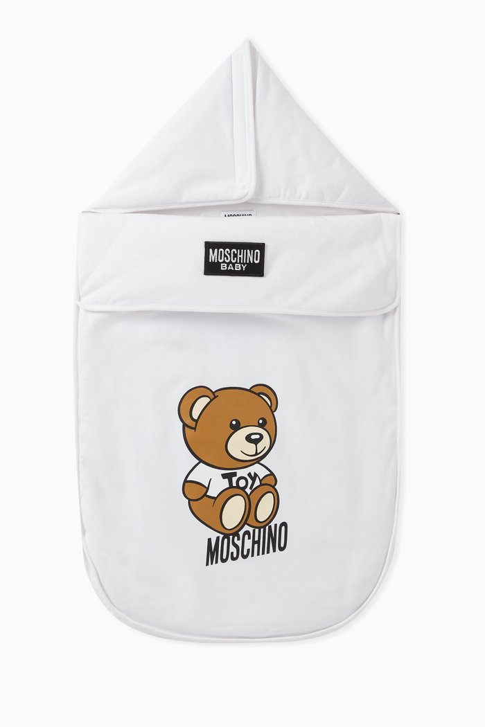 

Teddy Bear Sleeping Nest in Cotton, White