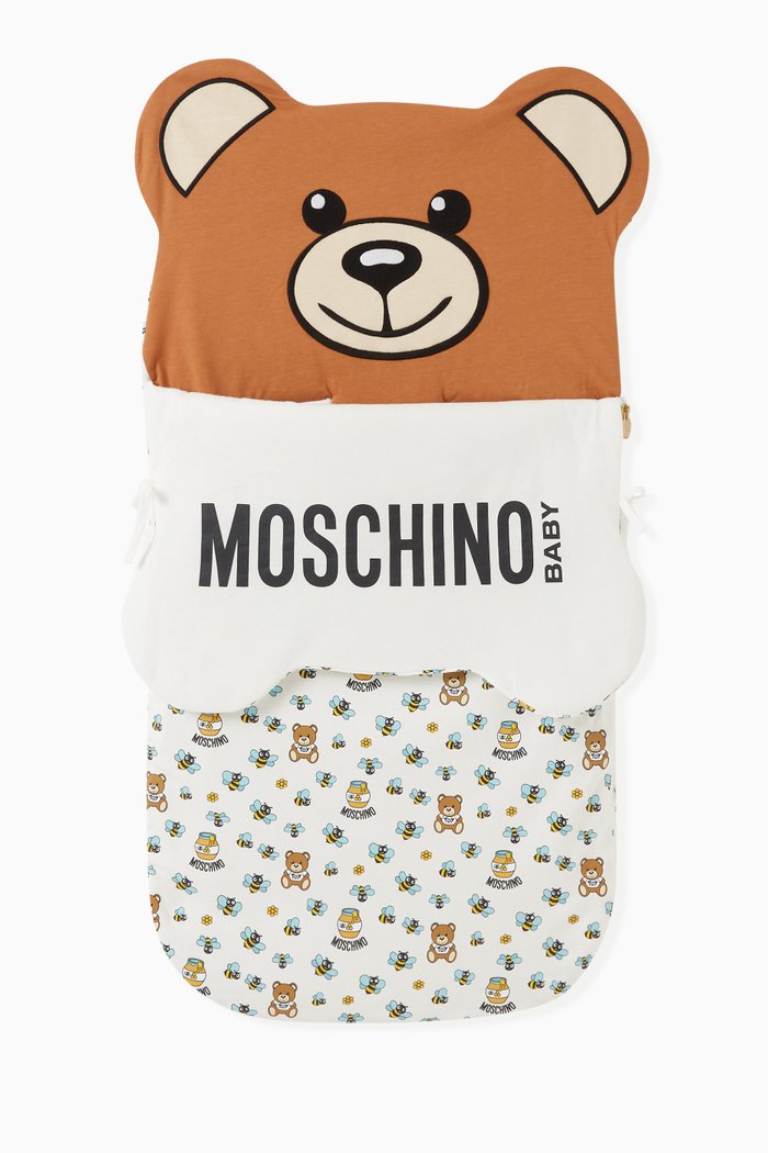 Teddy Baby Nest in Cotton, Neutral