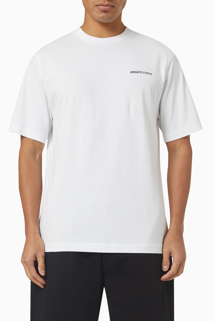 

Monogram T-Shirt in Organic Cotton, White