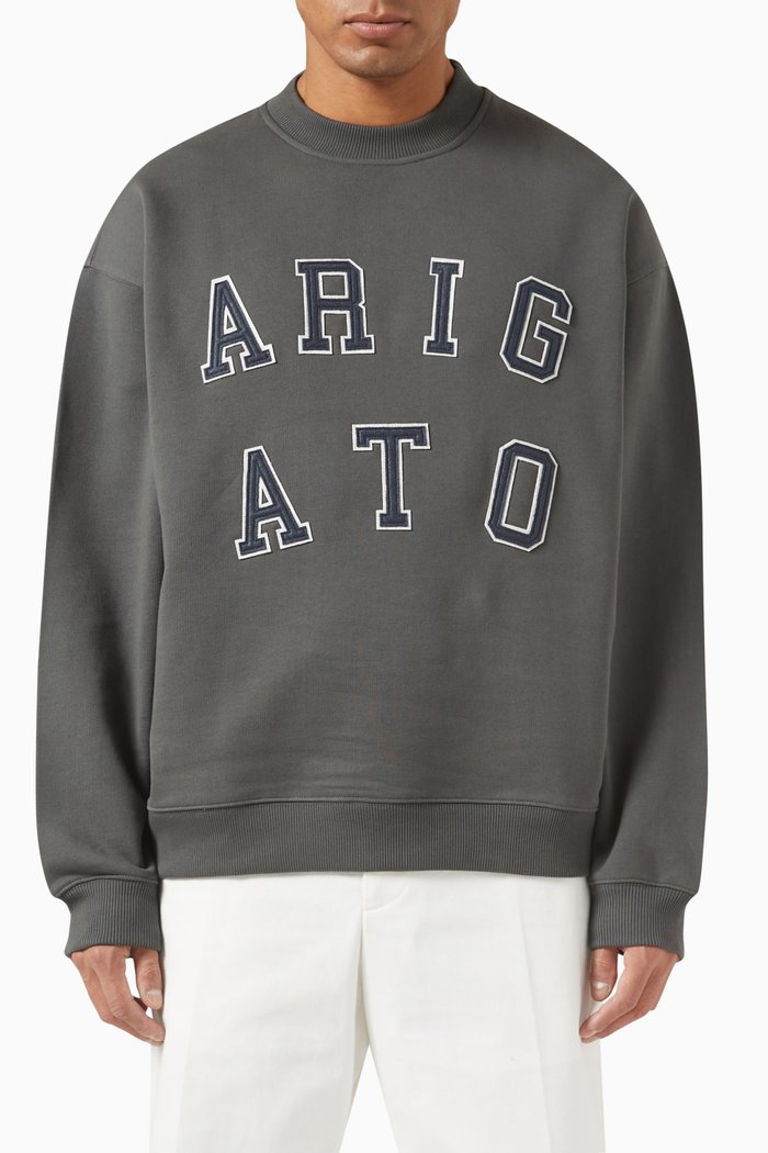 

Oversized Legend Sweatshirt in Organic Cotton, Grey