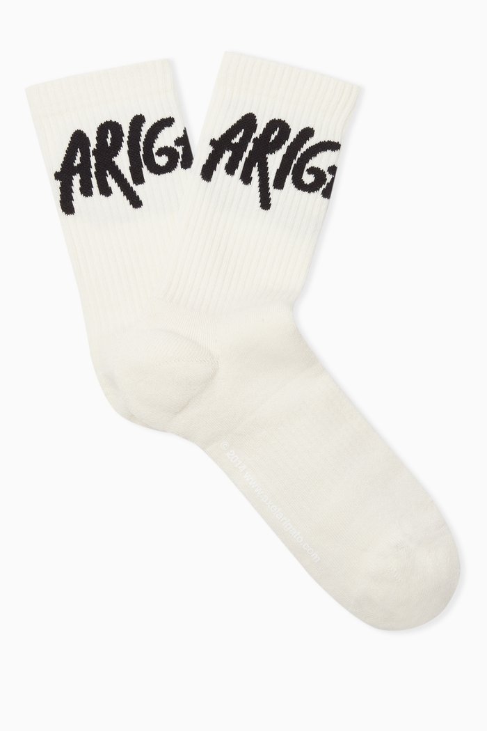 

Tag Tube Socks in Stretch Cotton, Neutral