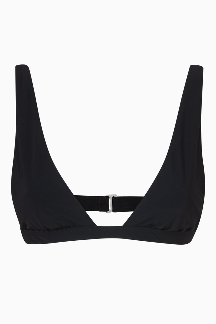 

The Décolleté Triangle Bikini Bra, Black