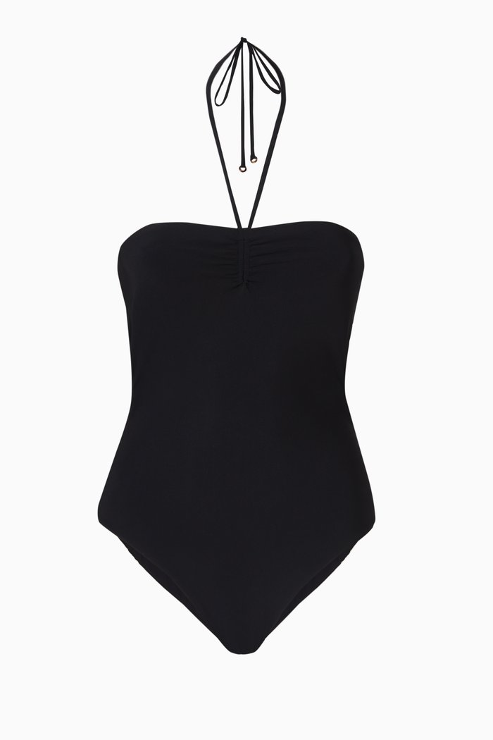 

The Sweetheart Halter One-piece Swimsuit, Black