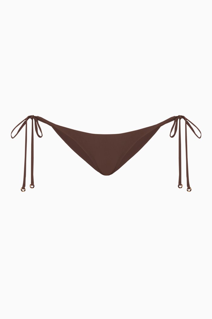 

The String Tie Bikini Briefs, Brown