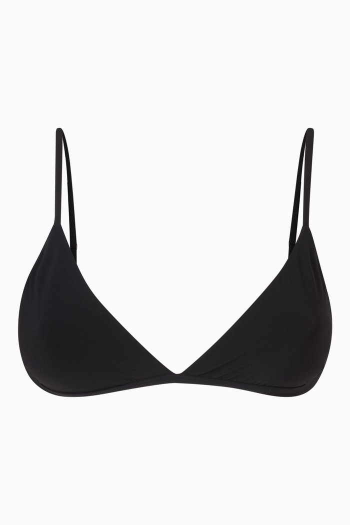 

The Classic Triangle Bikini Top, Black