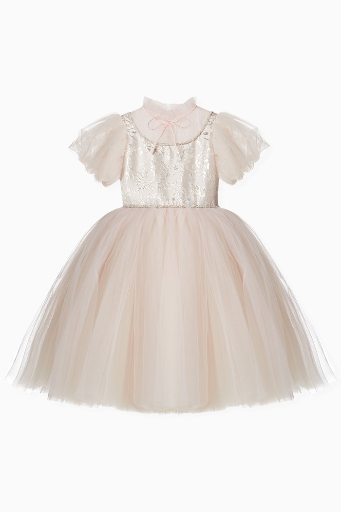 

Victorian Dress in Tulle, Neutral