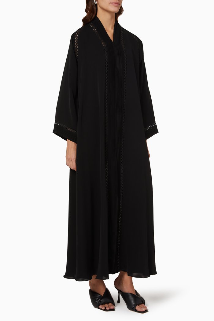 

Embroidered Abaya, Black