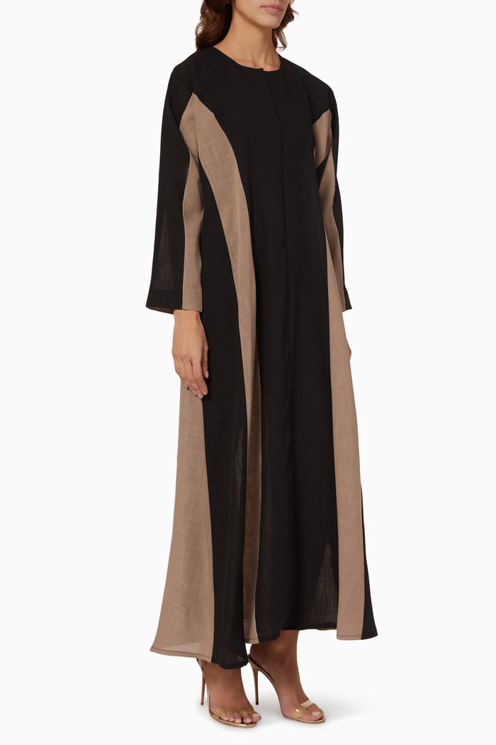 

Two-tone Abaya, Multicolour