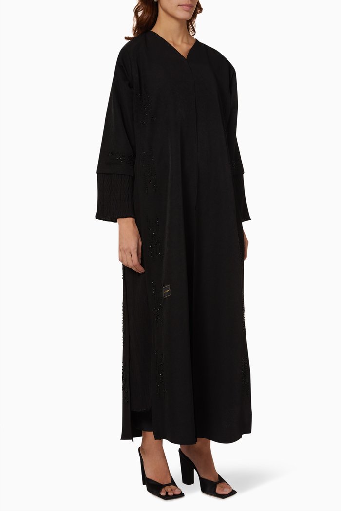 

Embellished Abaya, Black