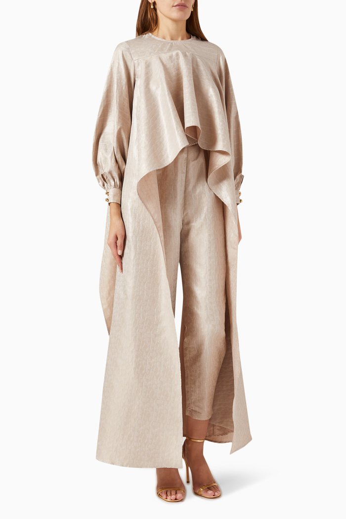 

Waterfall Top & Pants Set, Neutral