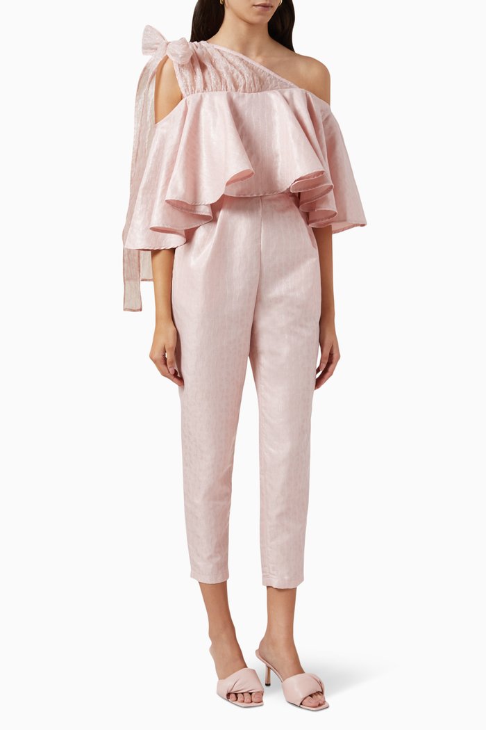

Bow Detail Jumpsuit, Pink