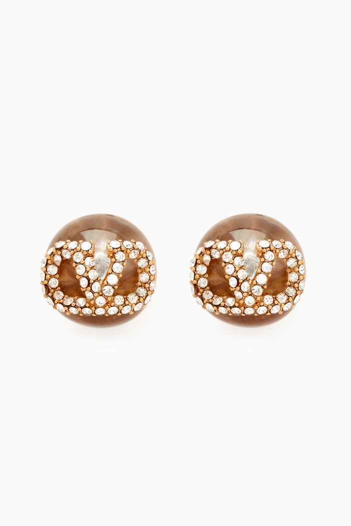 

Valentino Garavani VLogo Signature Earrings, White