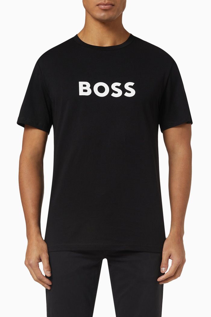 

Logo T-shirt in Cotton Jersey, Black