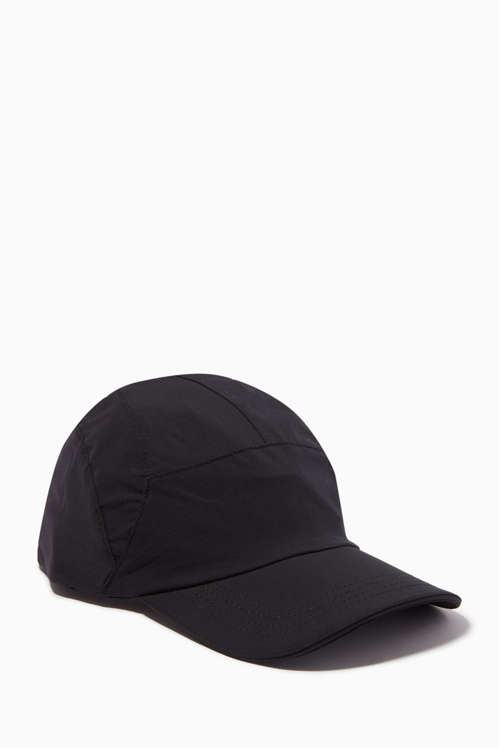 

Logo Flag Baseball Cap in Nylon, Black