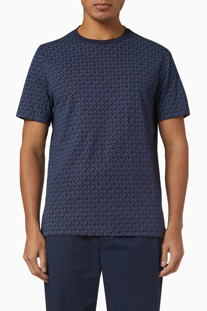 

Logo T-shirt in Cotton Jersey, Blue