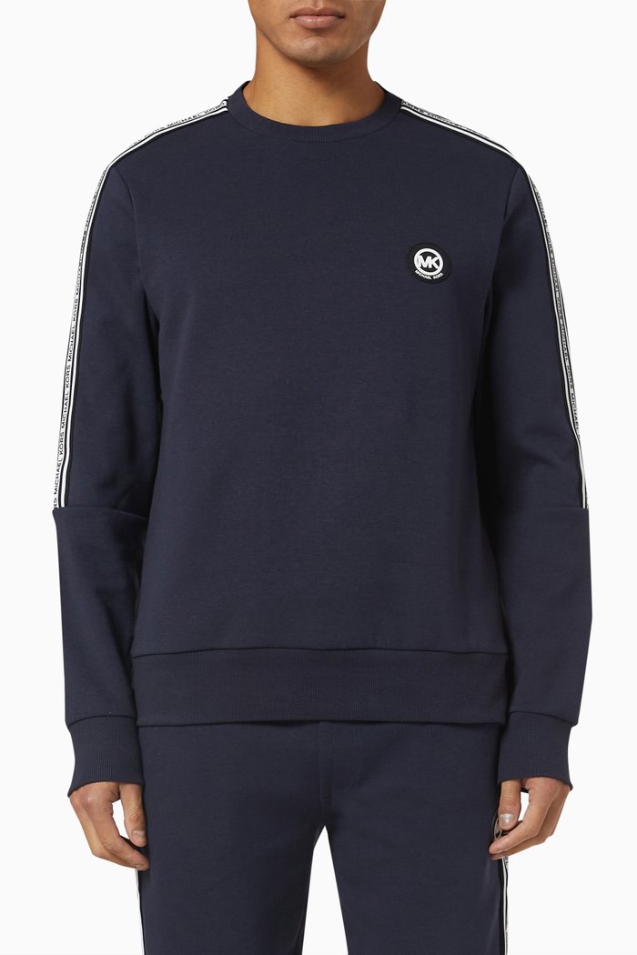 

Sweatshirt in Cotton Blend, Blue