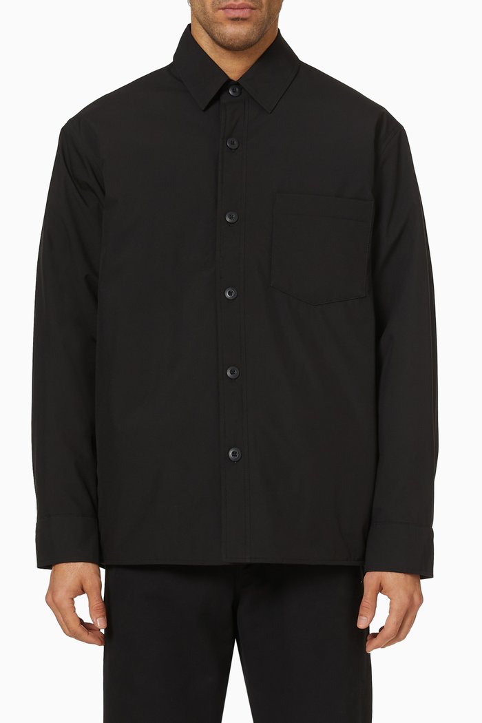 

Palle Shirt Jacket in Cotton, Black
