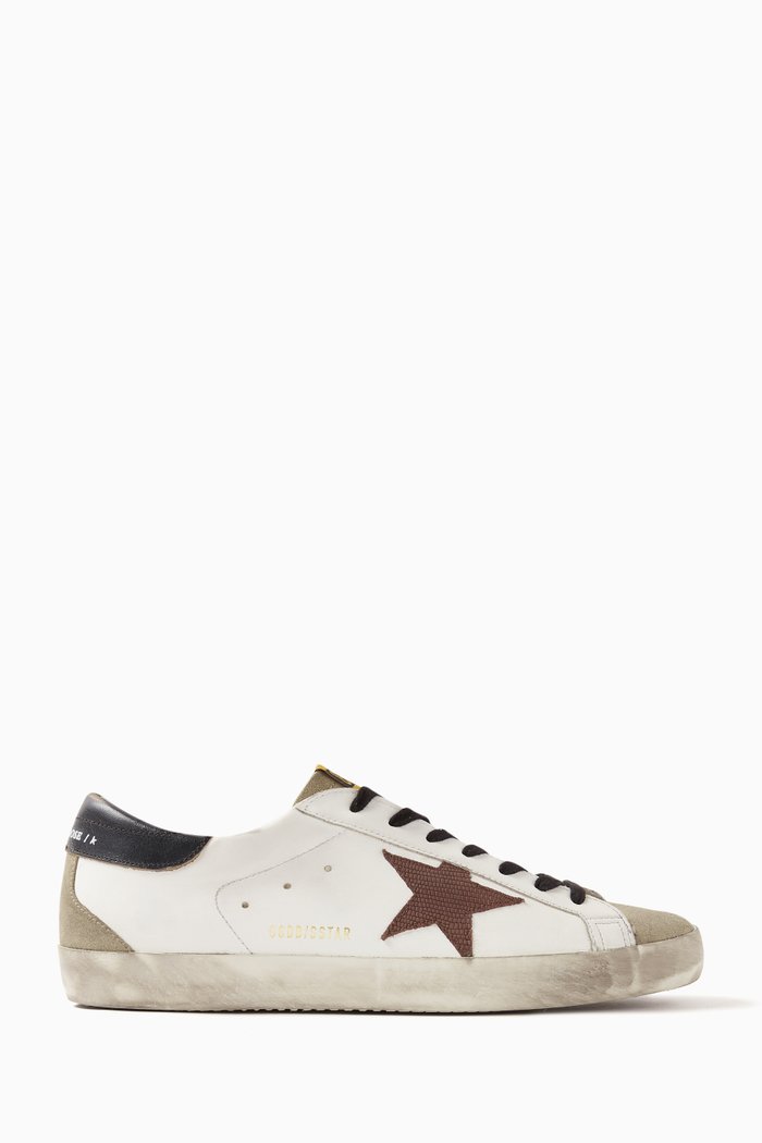 

Super-Star Sneakers in Leather, White