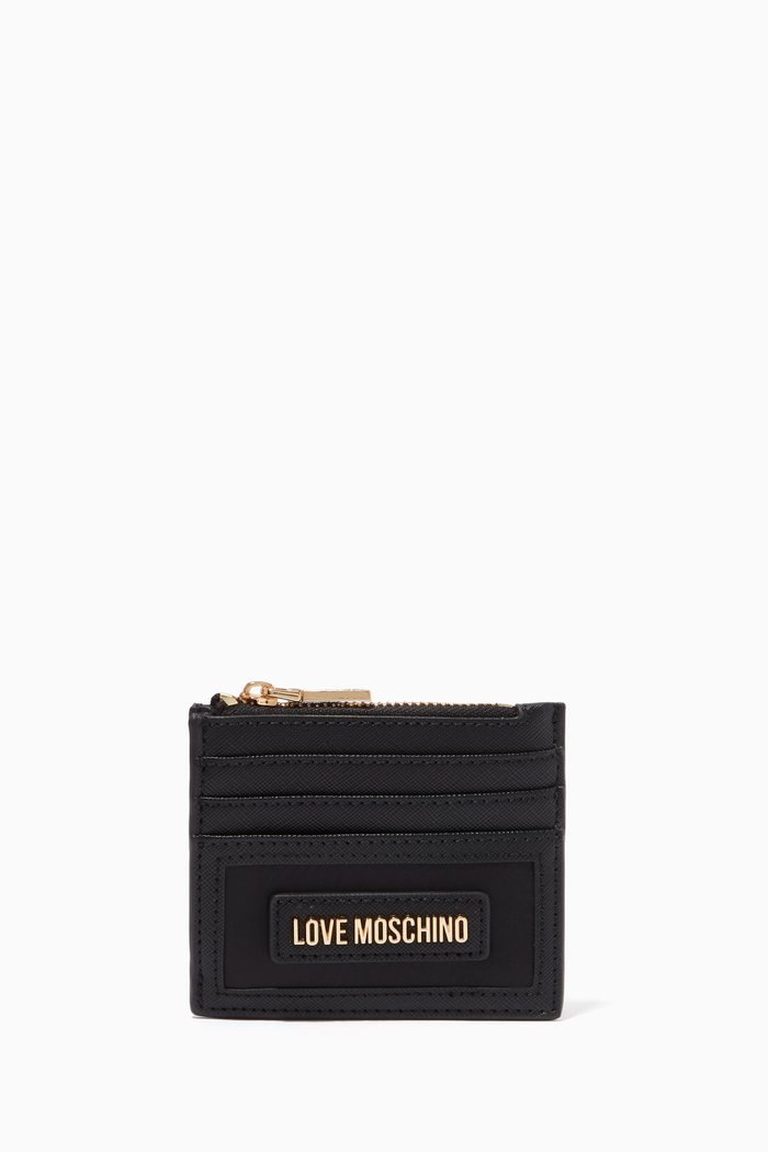 

Timeless Cardholder in Coated Canvas, Black