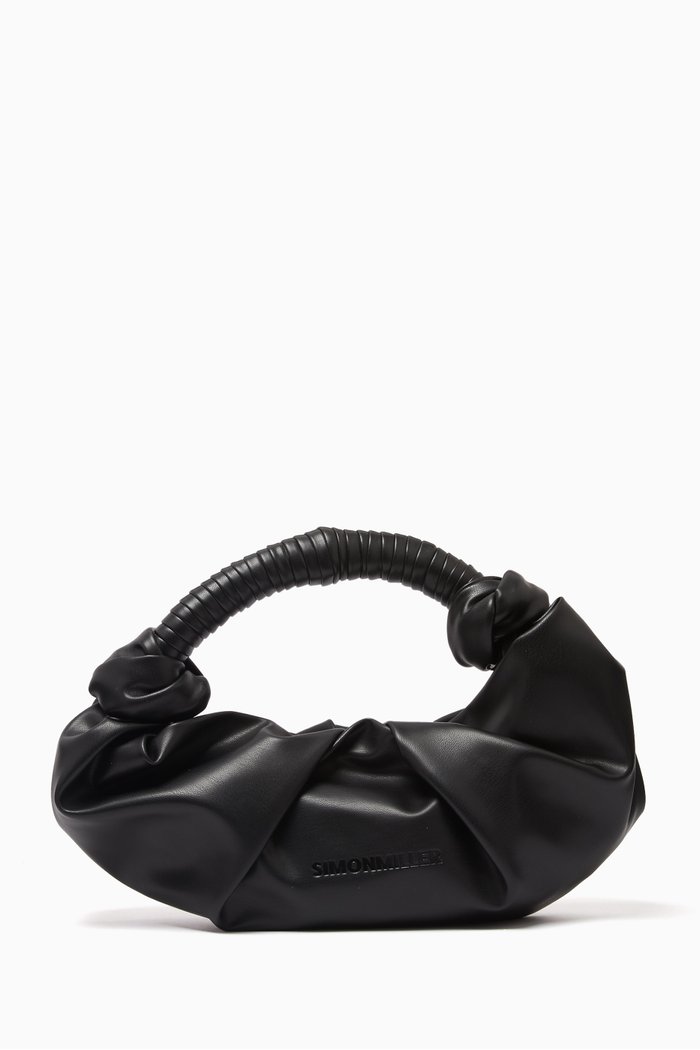 Lopsy Bag in Vegan Leather, Black