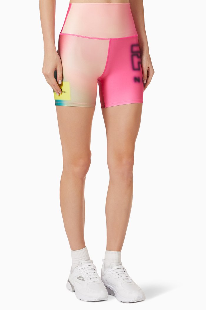 

Immersion Biker Shorts in Recycled Fabric, Multicolour