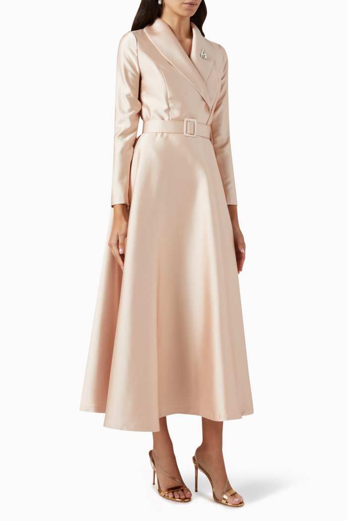 

Catwalk Dress in Satin, Pink