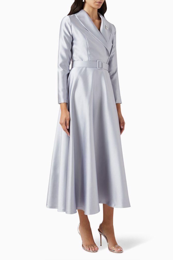 

Catwalk Dress in Satin, Silver
