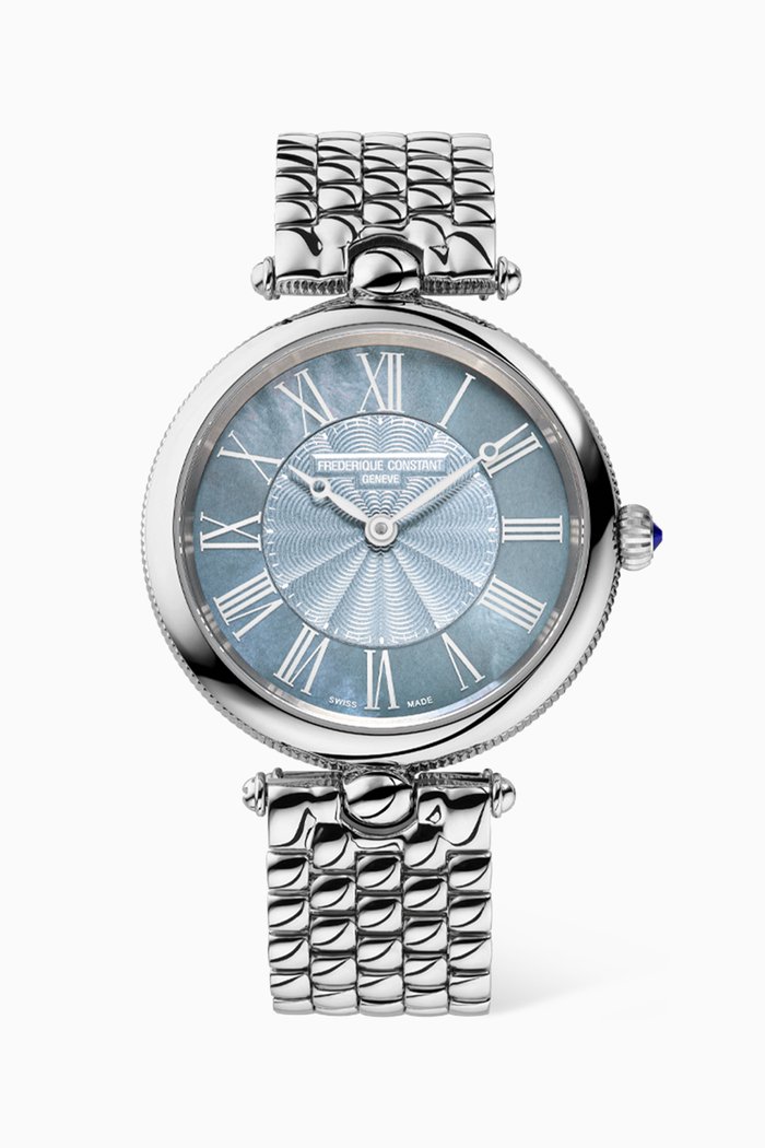 

Classics Art Deco Quartz Watch, Blue