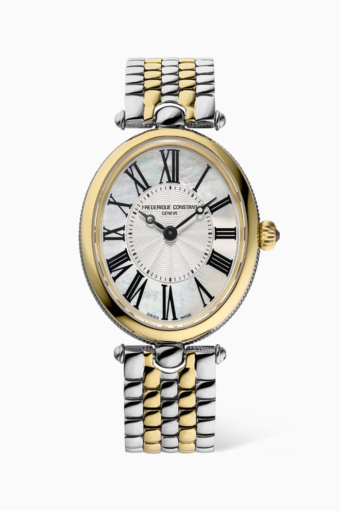 

Classics Art Deco Oval Watch, Silver