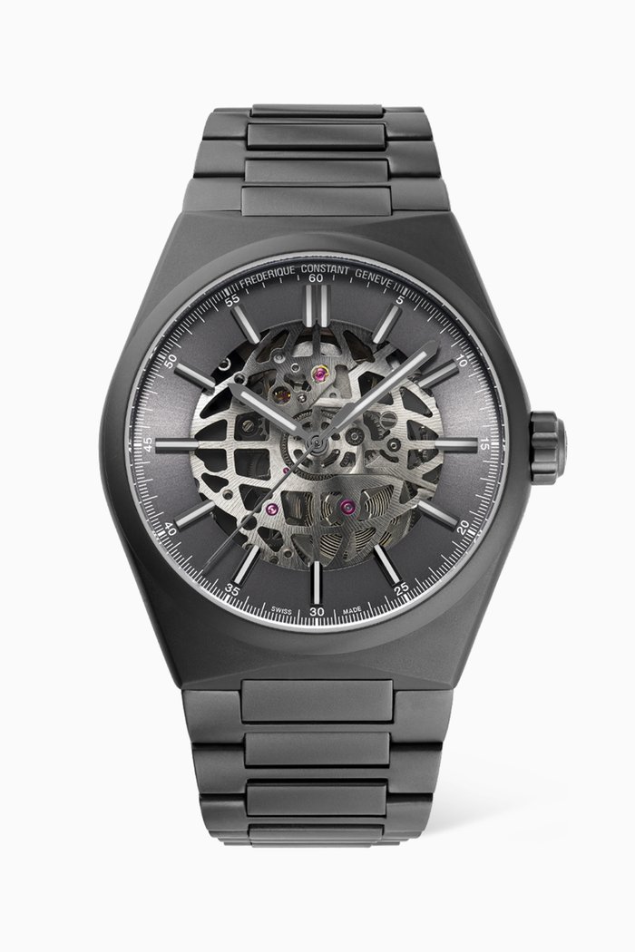 

Highlife Automatic Skeleton Watch, Black