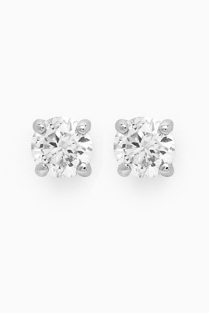 

Diamond Stud Earrings in 18kt White Gold