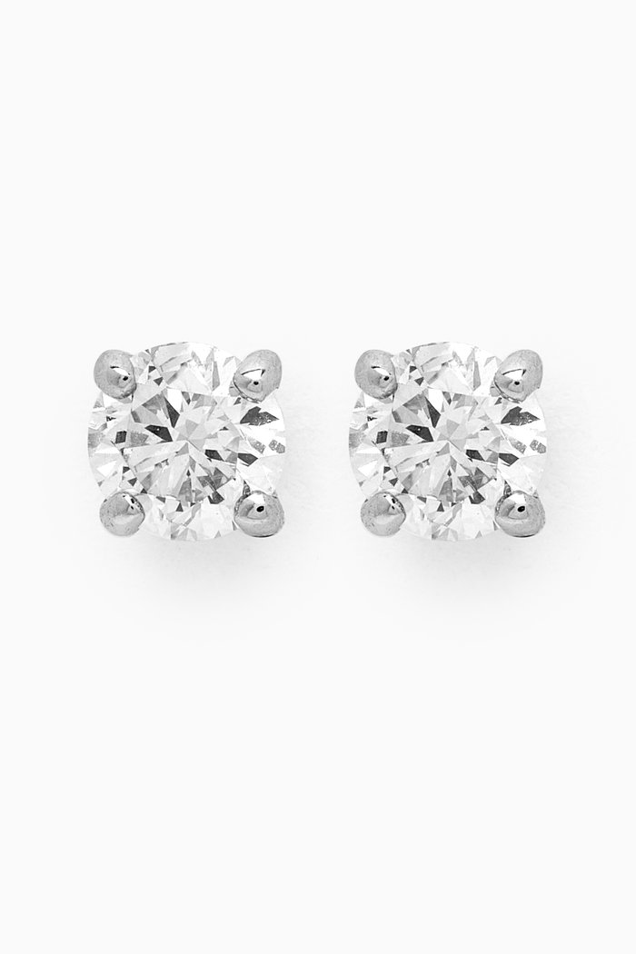 

Diamond Stud Earrings in 18kt White Gold