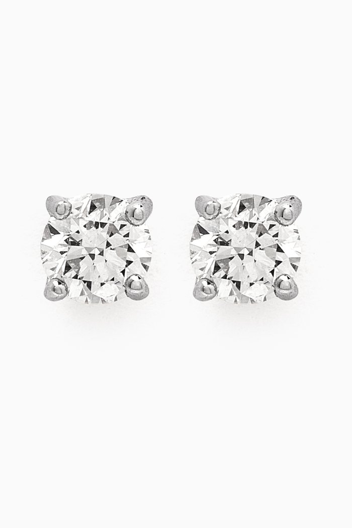 

Diamond Stud Earrings in 18kt White Gold