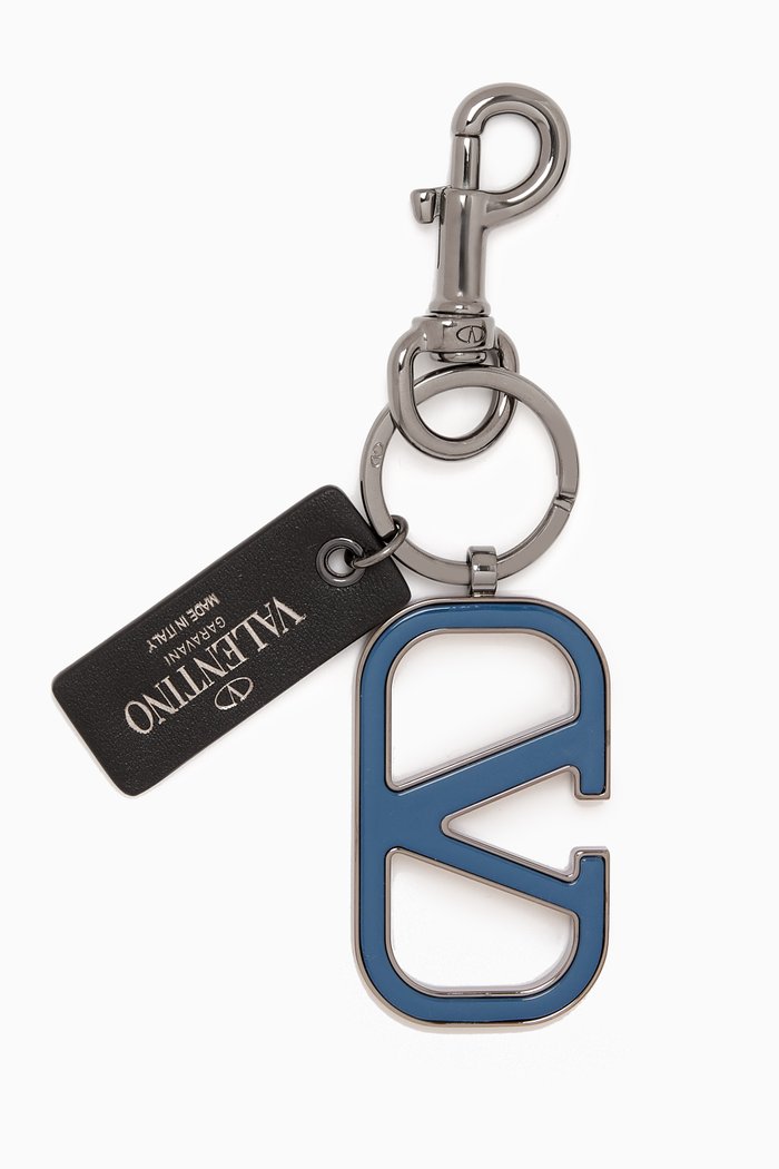 

Valentino Garavani VLOGO Signature Keychain, Black