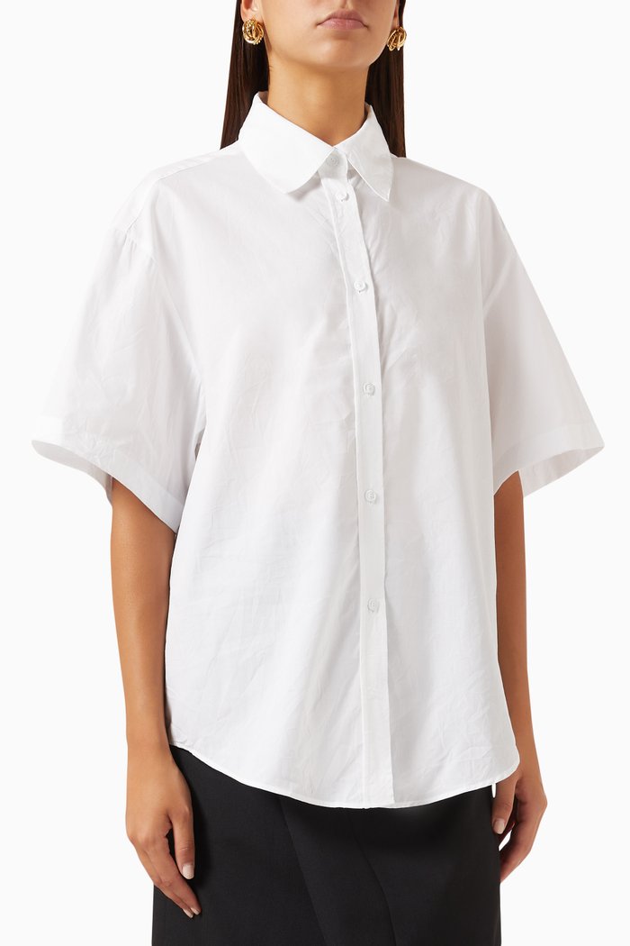 

Button-up Shirt in Cotton, White