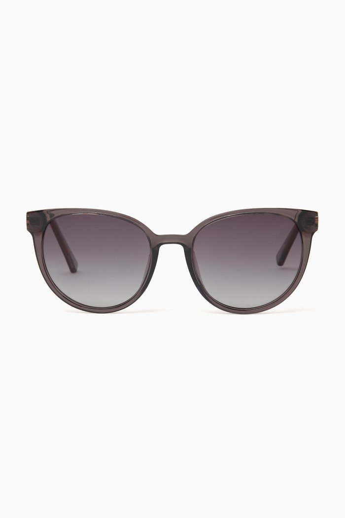 

Contention Sunglasses in Plastic & Metal, Grey