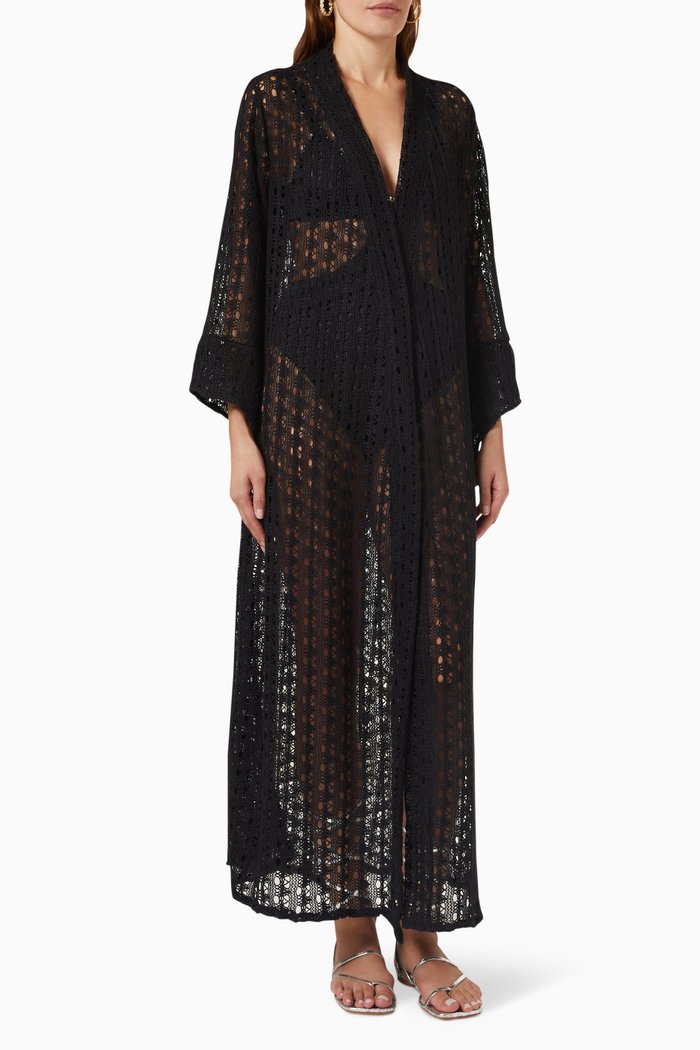 

Kimono in Cotton, Black