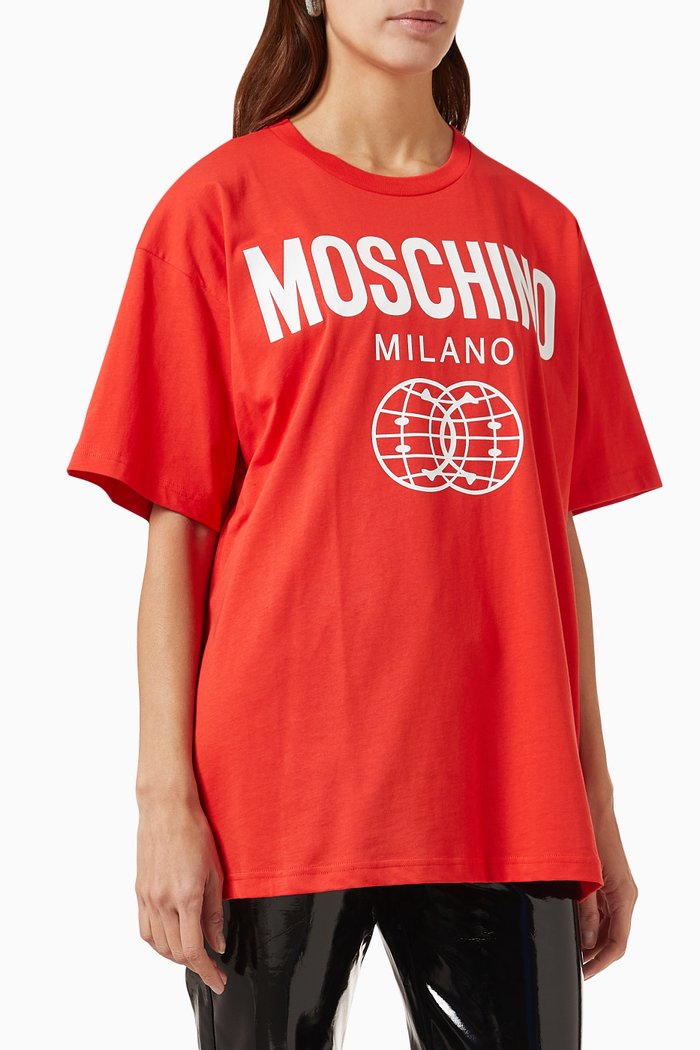 

Logo-print T-shirt in Cotton-jersey, Red