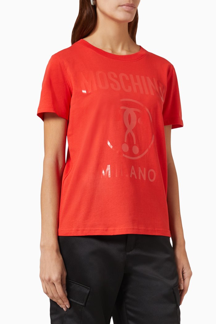 

Logo-print T-shirt in Cotton-jersey, Red