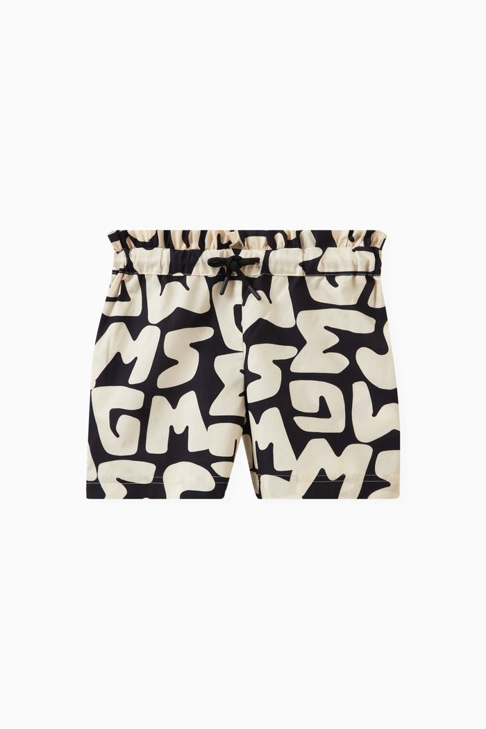 

Logo-print Shorts in Cotton, Multicolour