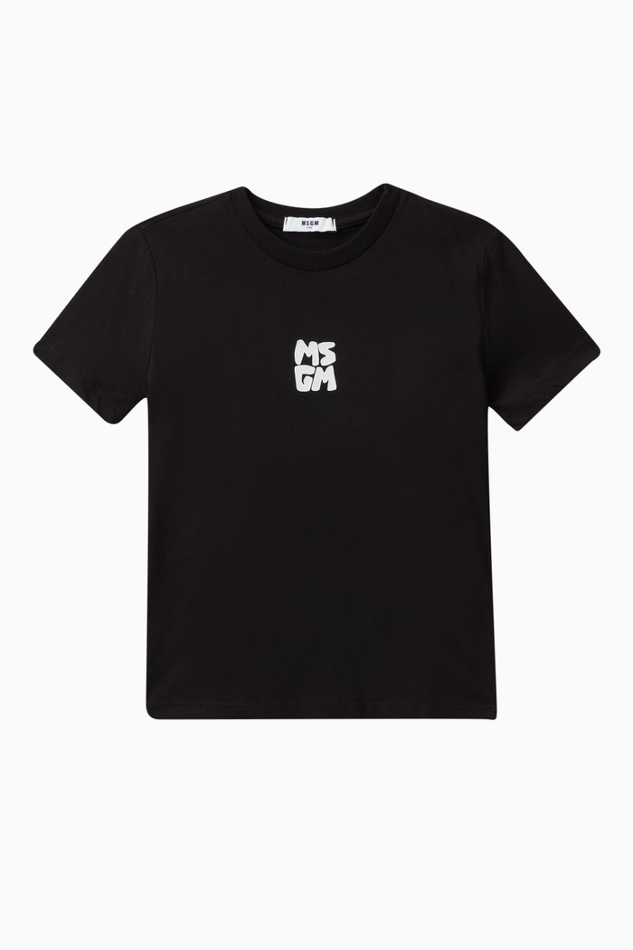 

Logo T-shirt in Cotton Jersey, Black